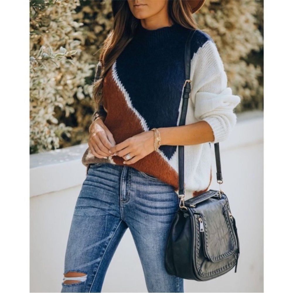 KNIT SWEATER Marble Look!